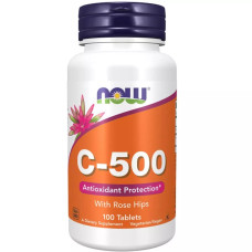 Аскорбат кальция C-500, Calcium Ascorbate Capsules, Now Foods, 250 капсул
