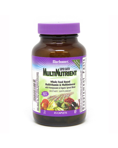 Супер Мультивітаміни без Заліза, Bluebonnet Nutrition, 45 каплет