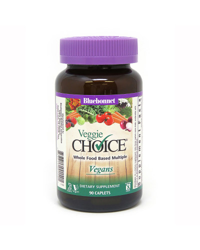 Мультивітаміни для Вегетаріанців, Veggie Choice, Bluebonnet Nutrition, 90 каплет