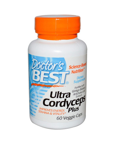 Кордіцепс, Ultra Cordyceps Plus, Doctor's Best, 60 капсул Кордіцепс, Ultra Cordyceps Plus, Doctor's Best, 60 капсул
