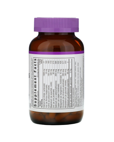 Мультимінерали + Бор з Залiзом, Bluebonnet Nutrition, 180 вегетаріанських капсул