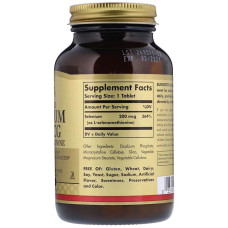 Селен, (Селенометионин), 200 мкг, Selenium, Yeast-Free, Solgar, 100 таблеток