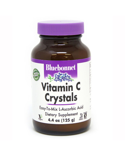 Вітамін С в Кристалічної Формі, Vitamin C Crystals, Bluebonnet Nutrition, 125 г