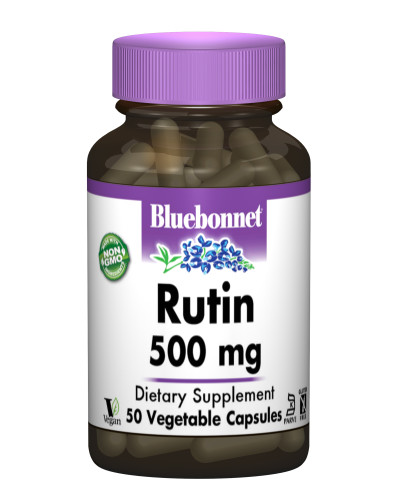 Рутин 500мг, Bluebonnet Nutrition, 50 гелевых капсул