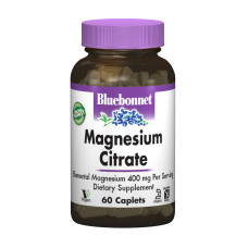 Цитрат Магния, Bluebonnet Nutrition, 60 капсул