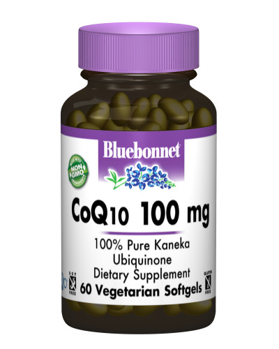 Коэнзим Q10 100мг, Bluebonnet Nutrition, 60 желатиновых капсул
