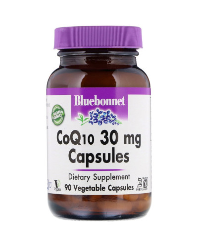Коэнзим Q10 30мг, Bluebonnet Nutrition, 90 гелевых капсул