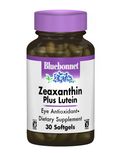 Зеаксантин + Лютеин, Bluebonnet Nutrition, 30 желатиновых капсул