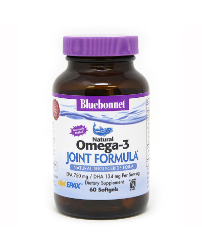 Омега-3 Формула для Суставов, Bluebonnet Nutrition, Joint Formula, 60 желатиновых капсул