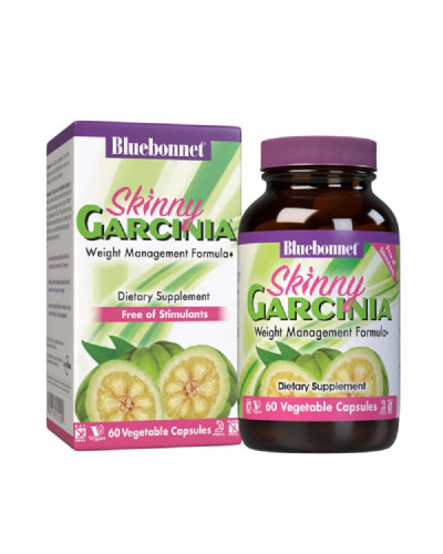 Гарциния, Формула управления Весом, Bluebonnet Nutrition, Skinny Garcinia, 60 вегетарианских капсул