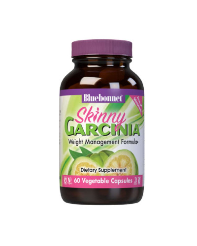 Гарциния, Формула управления Весом, Bluebonnet Nutrition, Skinny Garcinia, 60 вегетарианских капсул