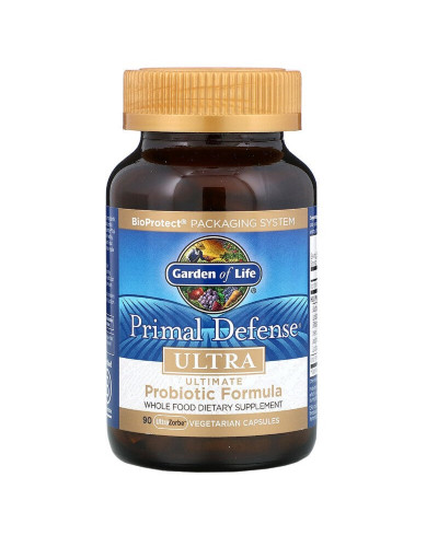 Пробіотична Формула Ультра, Primal Defense, Garden of Life, 90 гелевих капсул