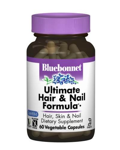 Окончательная Формула для Волос и Ногтей, Bluebonnet Nutrition, 60 вегетарианских капсул
