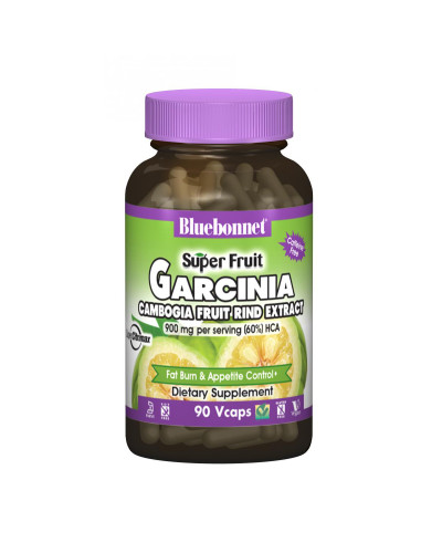 Экстракт Фрукта Гарциния Камбоджийская, Super Fruit, Bluebonnet Nutrition, 90 вегетарианских капсул