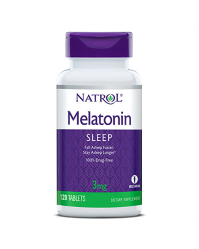 Мелатонін, 3 мг, Melatonin, Natrol, 120 таблеток