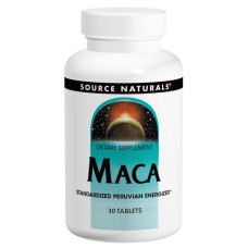 Перуанская Мака, 250 мг, Source Naturals, 30 таблеток