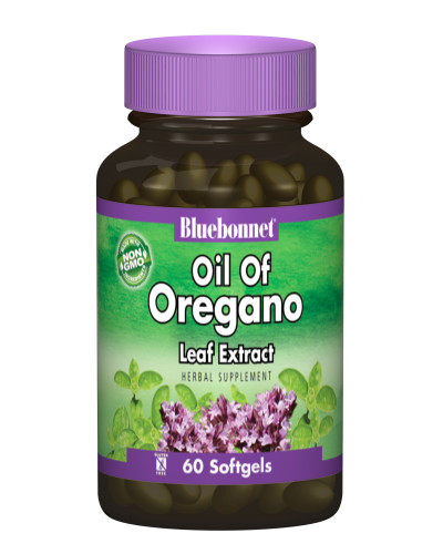 Олія з Екстракту Листя Орегано, Bluebonnet Nutrition, 60 желатинових капсул