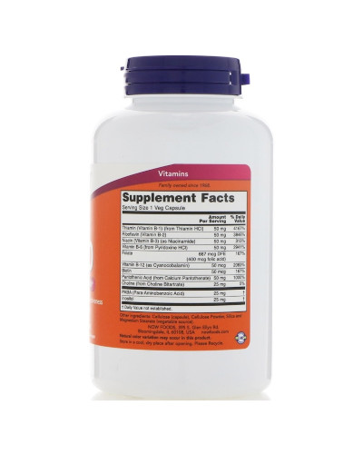 Комплекс B-50, Now Foods, 250 Вегетарианских Капсул