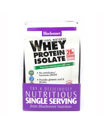 Изолят сывороточного белка, Вкус Клубники, Whey Protein Isolate, Bluebonnet Nutrition, 8 пакетиков Изолят сывороточного белка, Вкус Клубники, Whey Protein Isolate, Bluebonnet Nutrition, 8 пакетиков