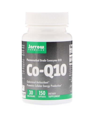 Коэнзим Q10, 30 мг, Co-Q10, Jarrow Formulas, 150 капсул