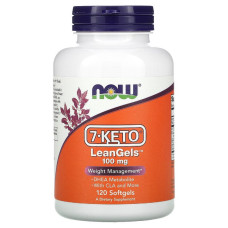 7-KETO, (Дегидроэпиандростерон), Now Foods, 100 Мг, 120 Желатиновых Капсул