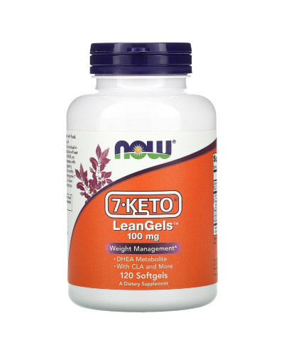 7-KETO (Дегідроепіандростерон), Now Foods, 100 Мг, 120 Желатинових Капсул