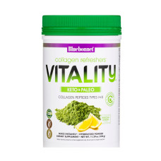 Коллаген, сила бодрости и энергии, вкус лимона и матча, Collagen Refreshers VITALITY Type I & III, Bluebonnet Nutrition, порошок 320 гр