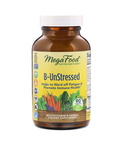 В-комплекс антистрес B-UnStressed, MegaFood, 90 таблеток