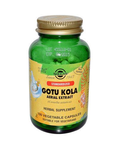 Екстракт Готу Кола, Gotu Kola, Solgar, 100