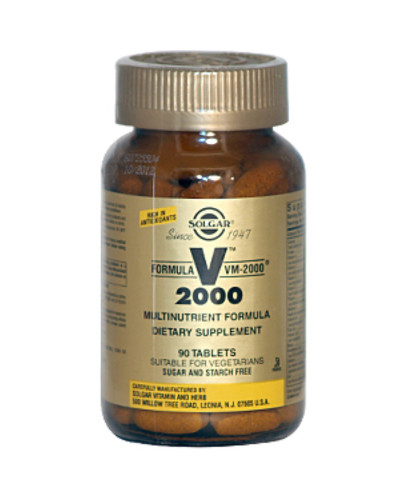 Мультивітамінна Формула, Formula VM-2000, Solgar, 90 Таблеток