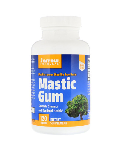Смола Мастикового Дерева, Mastic Gum, Jarrow Formulas, 120 таблеток