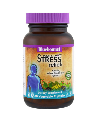 Комплекс для Снятия Стресса, Targeted Choice Stress Relief, Bluebonnet Nutrition, 30 вегетарианских капсул