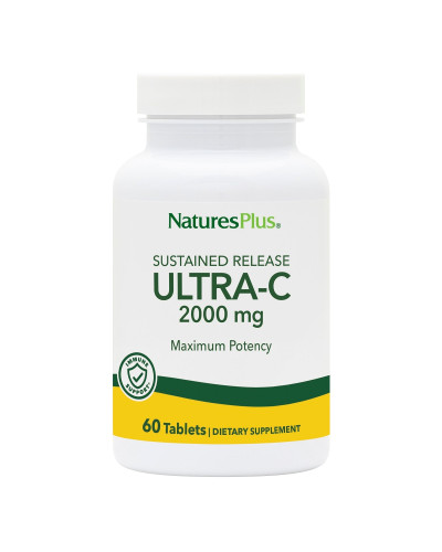 Вітамін С, Ultra-C, 2000мг, Natures Plus, 60 таблеток
