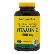УЦЕНКА Витамин C, Vitamin C, 1000 мг, Natures Plus, 180 таблеток