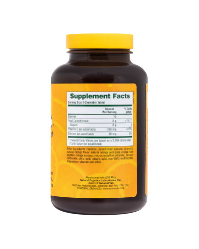 Буферний Вітамін C, Love Buffs Vitamin C, 250 мг, Natures Plus, 90 жувальних таблеток