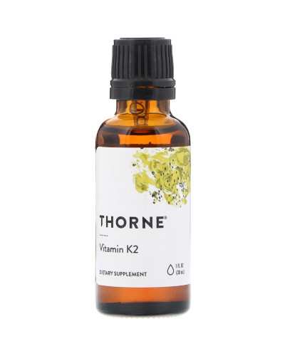 Вітамін К2, Thorne Research, 1 Рідка Унція (30 мл)