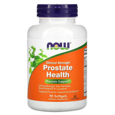 Комплекс для Здоровья Предстательной Железы Clinical Strength, Now Foods , 90 Желатиновых капсул
