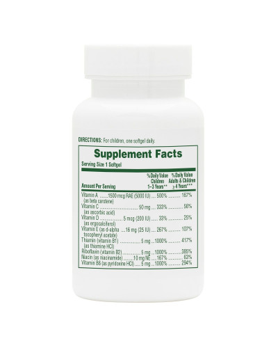 Комплекс Витаминов Для Детей, Children's Vita-Gels, Natures Plus, вкус апельсина, 90 гелевых капсул