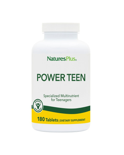 Мультивитамины для Подростков, Source of Life, Power Teen, Natures Plus, 180 таблеток