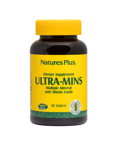 Хелатний Комплекс Мультімінералів, Ultra-Mins, Natures Plus, 90 таблеток