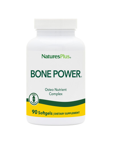 Кальцій з Бором для Міцних Кісток, Bone Power, Natures Plus, 90 желатинових капсул