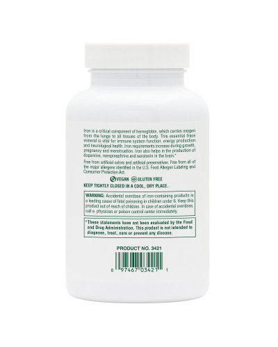 Железо хелатное с Витамином С, Chewable Iron, Natures Plus, 90 жевательных таблеток