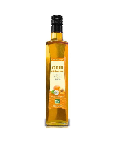 100% Абрикосова олія (Холодний віджимання) 500 мл