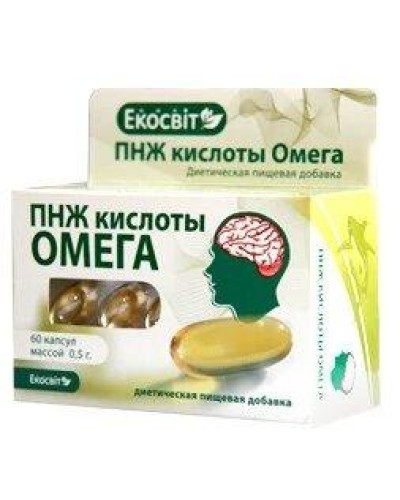 ПНЖ кислоти Омега-3 69 60 капсул.