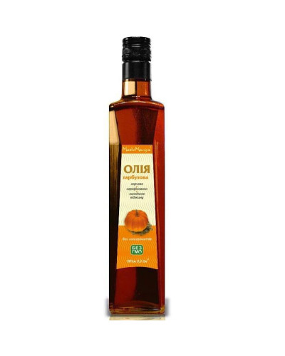 Гарбузова олія 200 мл. (Холодний віджимання)