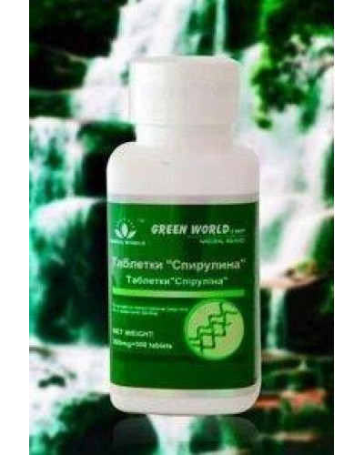 Спирулина в таблетках Green World