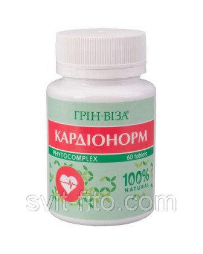 Кардіонорм 60 таблеток (Грін-Віза)