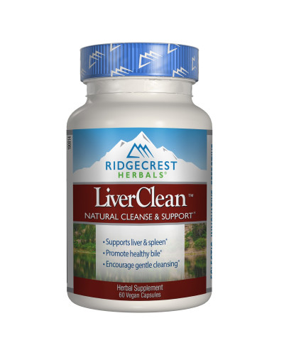 Натуральный Комплекс для Поддержки и Защиты Печени, LiverClean, RidgeCrest Herbals, 60 вегетарианских капсул