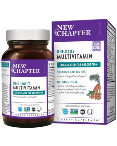 Ежедневные Мультивитамины, Only One, One Daily Multivitamin, New Chapter, 72 таблетки