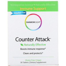 Иммунная Поддержка, Counter Attack, Rainbow Light, 90 таблеток